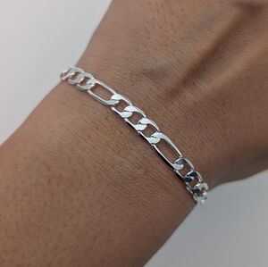Sterling Silver 925 Link Bracelet Womens